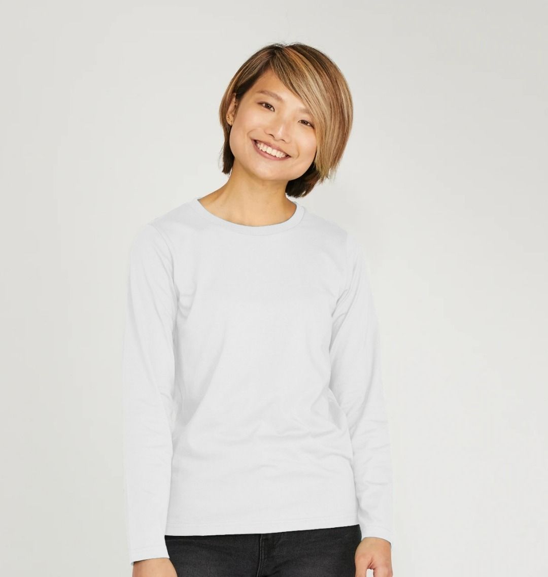 Women's Plain Long Sleeve T-shirt